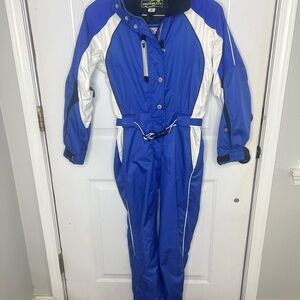 Obermeyer Blue ski suit ladies size 6 snow one piece